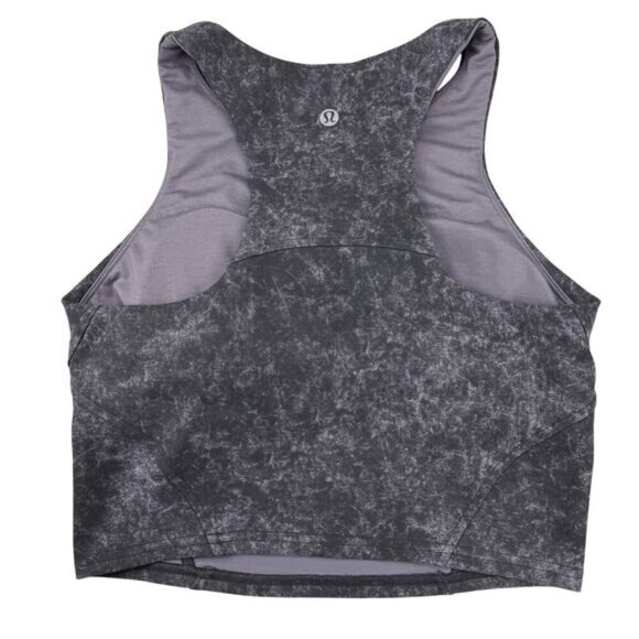 Lululemon Invigorate Training Everlux Tank Top In Dusky Lavender Black Size 4 - Picture 5 of 8